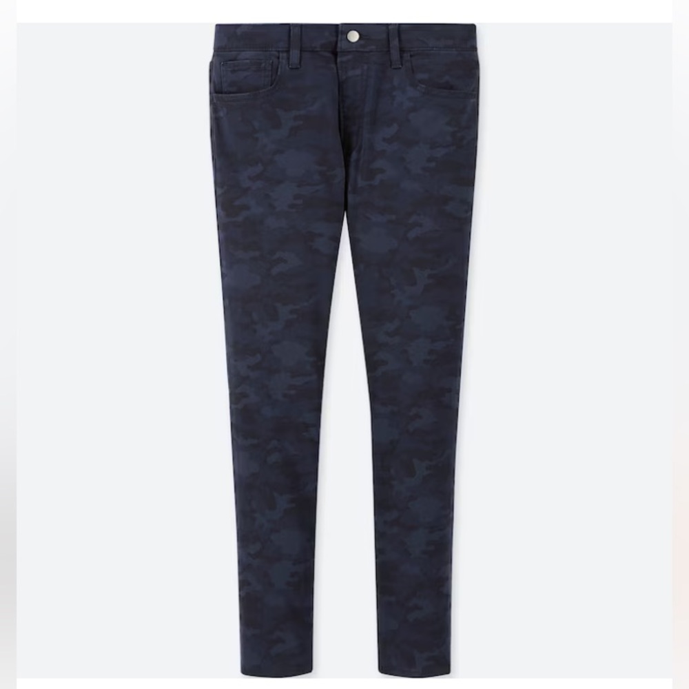 Uniqlo Blue Camo Jeans